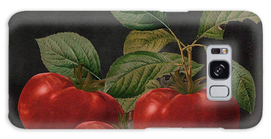 Tomato Galaxy Case featuring the painting Medley Tomato by Mindy Sommers