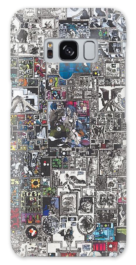 Zak Smith Galaxy Case featuring the painting Medusa Maze by Zak Smith