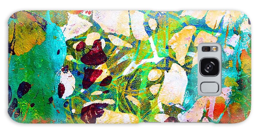  Galaxy Case featuring the painting Mellow Jazz by Polly Castor