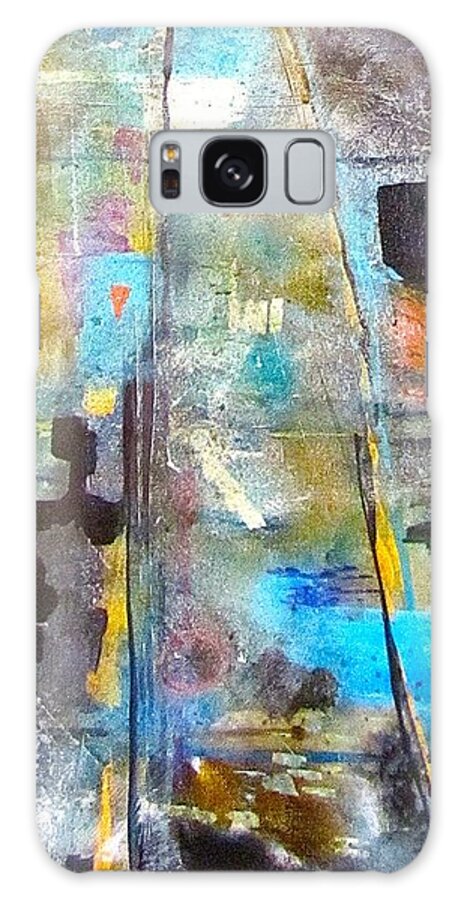 Abstract Galaxy Case featuring the painting Memorial by Barbara O'Toole
