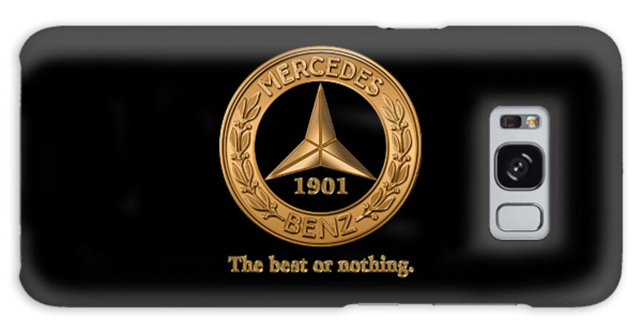 Meredes Galaxy Case featuring the digital art Mercedes Benz - The Best or Nothing by David Baker Jacobs