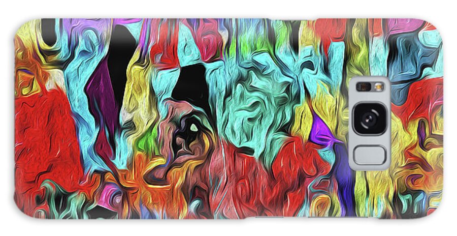 Abstract Galaxy Case featuring the photograph Mercurian Cave by Matt Cegelis