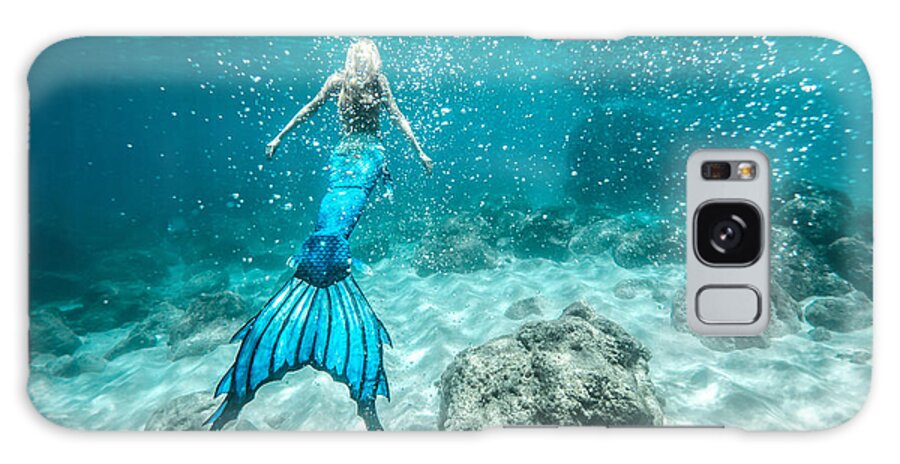 Hawaii Galaxy Case featuring the photograph Mermaid Blues by Leonardo Dale