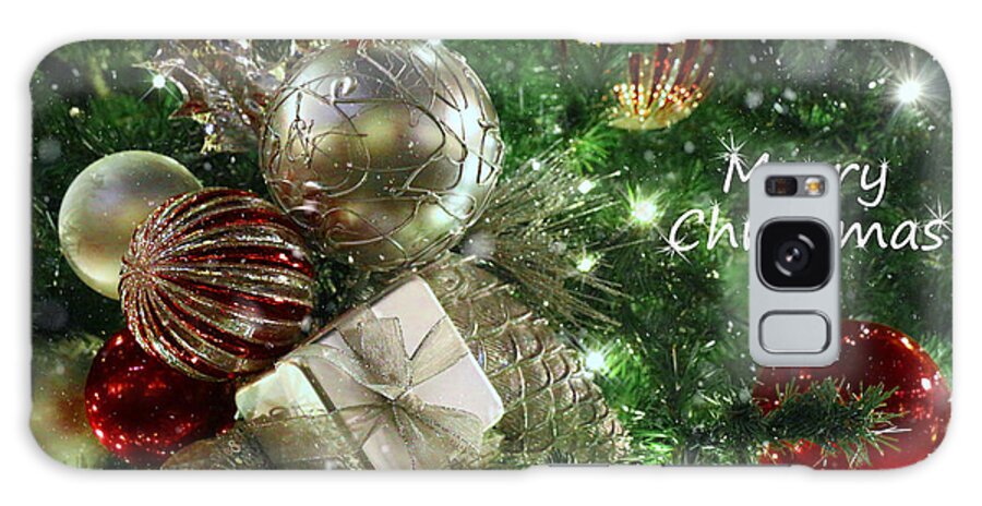 Christmas Tree Galaxy Case featuring the photograph Merry Christmas by Iryna Goodall
