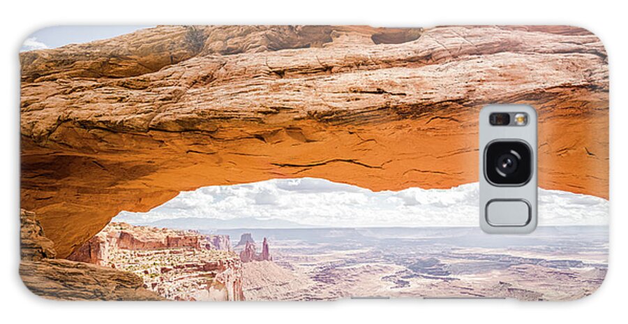America Galaxy Case featuring the photograph Mesa Arch Sunrise by JR Photography