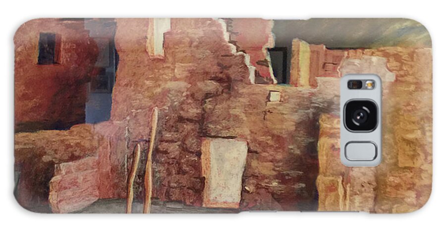 Mesa Verde Galaxy Case featuring the pastel Mesa Verde Ruins by Gerry Delongchamp