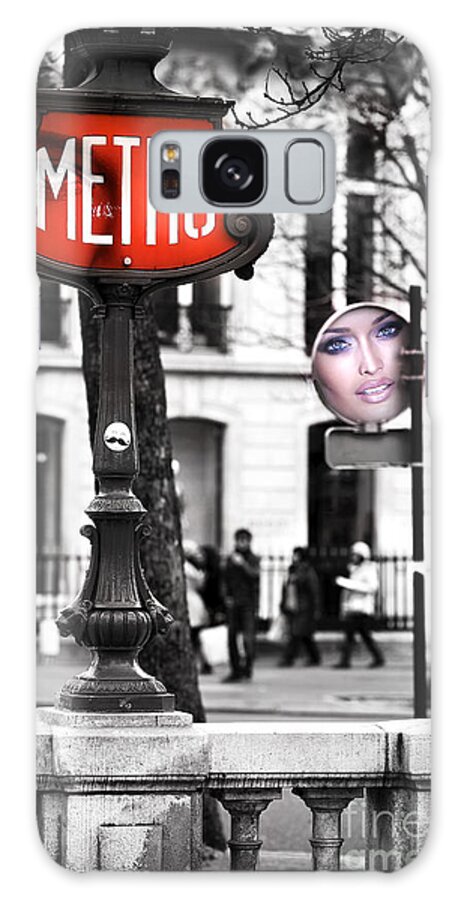 Metro Faces Galaxy Case featuring the photograph Metro Faces by John Rizzuto