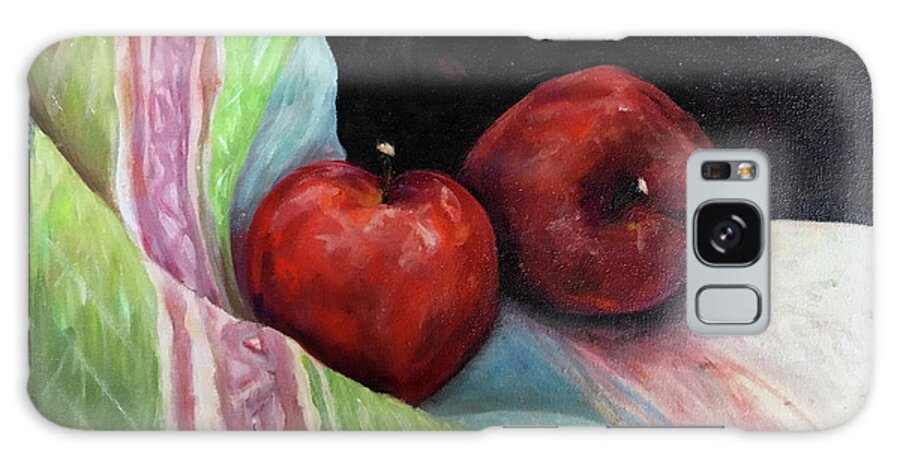 Oils Galaxy Case featuring the painting Mexican Blanket by Mary Silvia