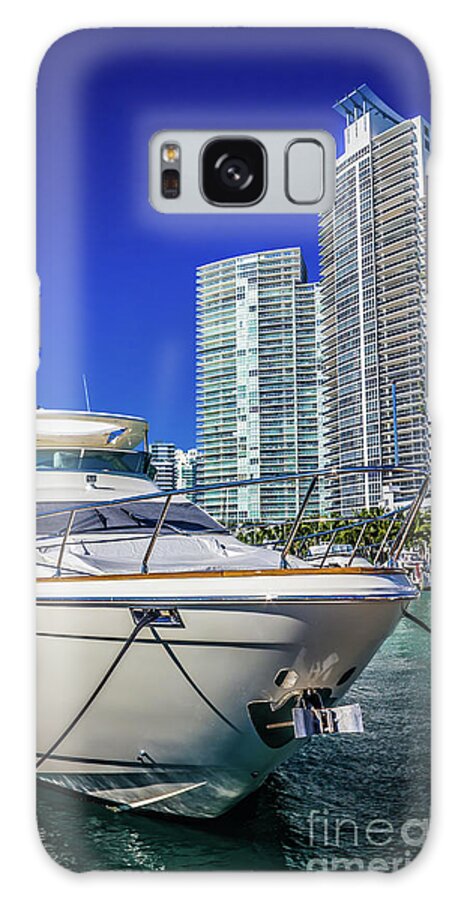 Luxury Yacht Galaxy Case featuring the photograph Luxury Yacht Artwork 4606 by Carlos Diaz