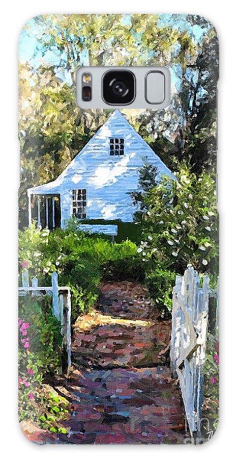 Midway Galaxy Case featuring the painting Midway Garden by Tammy Lee Bradley