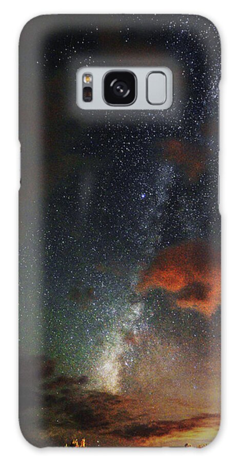 Milky Way Galaxy S8 Case featuring the photograph Milky Way in the Desert by Catherine Murton