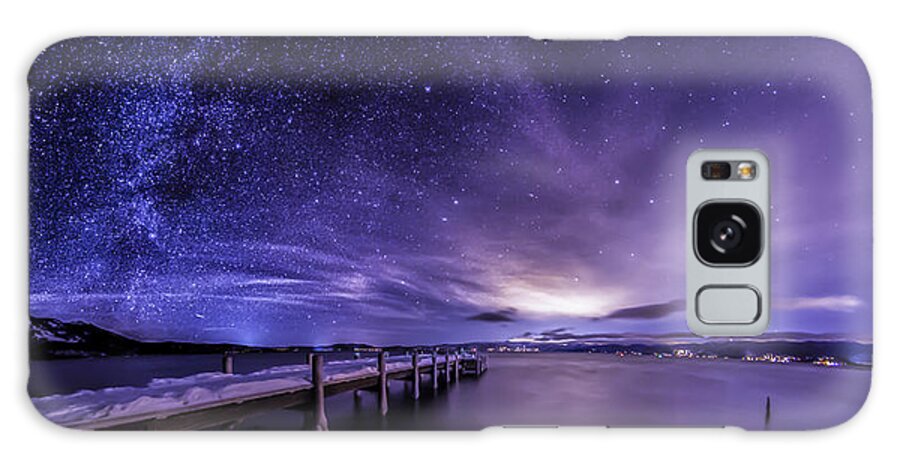 Milky Way Galaxy Case featuring the photograph Milky Way Mountains by Brad Scott