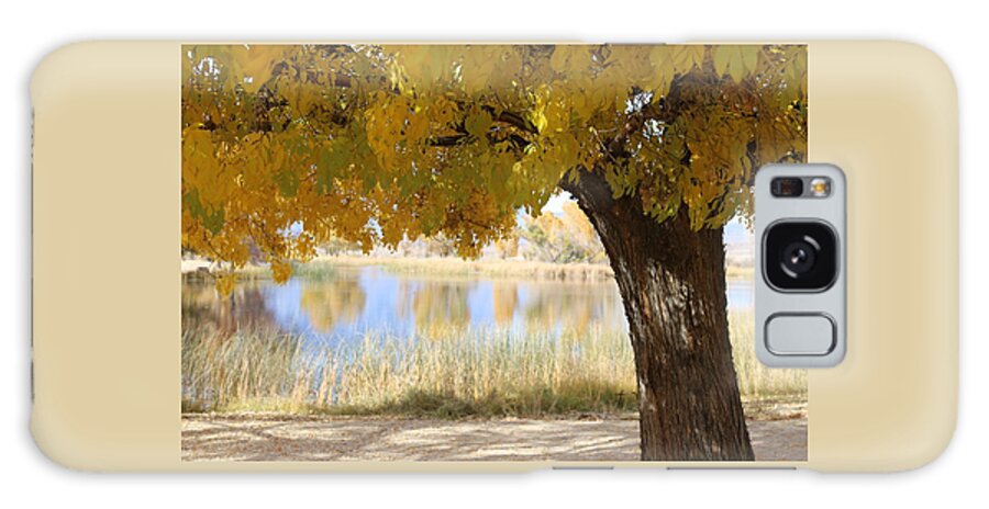 Relaxation Galaxy Case featuring the photograph Mill Pond Relaxation by Tammy Pool