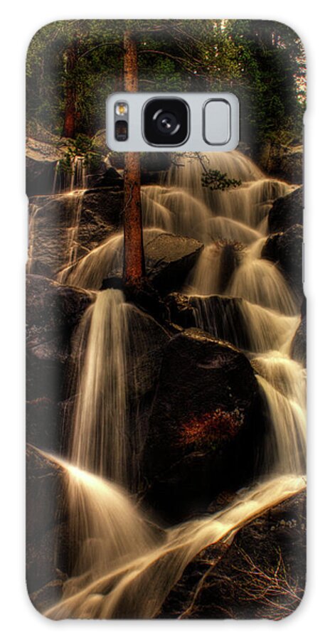 California Galaxy S8 Case featuring the photograph Quaking Aspen Falls along Tioga Pass by Roger Passman