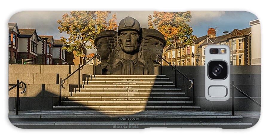 Bargoed Miners Galaxy Case featuring the photograph Miners In The Autumn 2 by Steve Purnell
