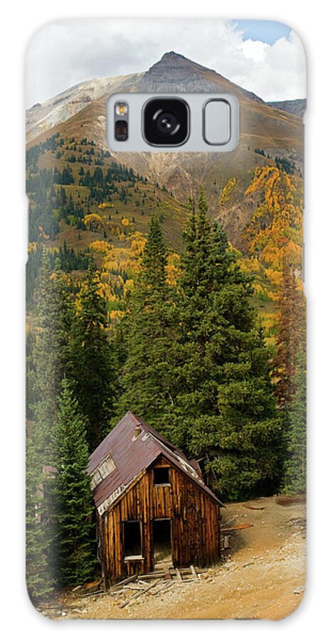 Colorado Galaxy Case featuring the photograph Mining Shack by Steve Stuller