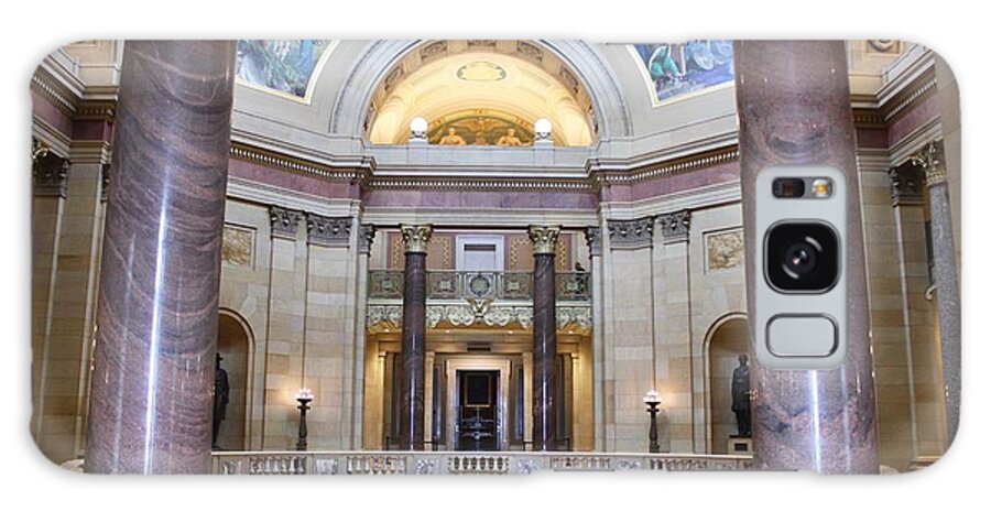 Minnesota Galaxy Case featuring the photograph Minnesota House Doors by Sarah Lilja
