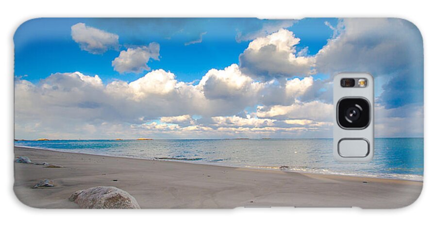 New England Beach Galaxy Case featuring the photograph Minot Beach in Scituate Massachusetts by Brian MacLean