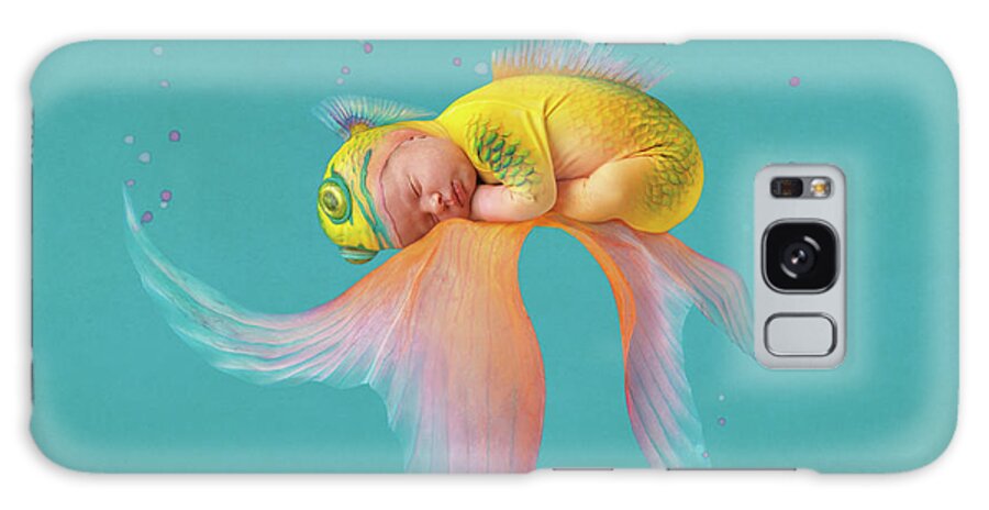 Under The Sea Galaxy Case featuring the photograph Mira as a Tropical Fish by Anne Geddes