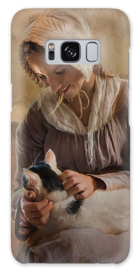 Cat Galaxy Case featuring the photograph Mistress and the Mouser by Robin-Lee Vieira