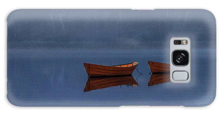 Boats Galaxy Case featuring the photograph Mists of Time by Rob Davies