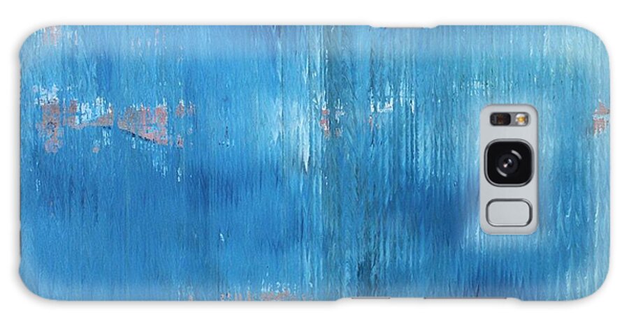 Abstract Galaxy Case featuring the painting Misty Blue by Wayne Cantrell