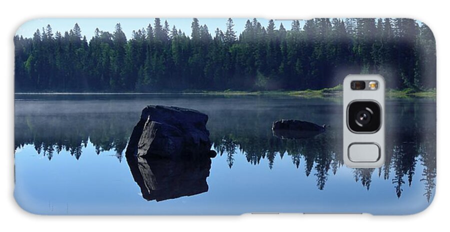 Outdoors Galaxy Case featuring the photograph Misty Summer Morning by David Porteus