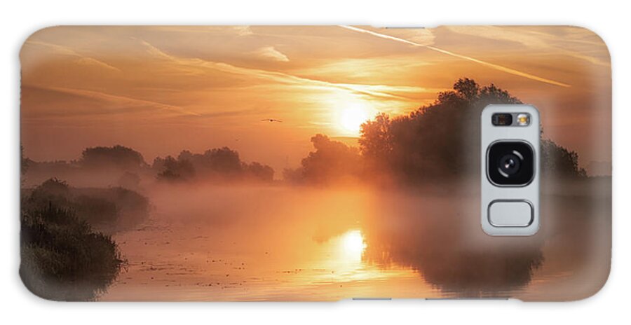 Bird Galaxy Case featuring the photograph Misty sunrise on the Ouse by James Billings