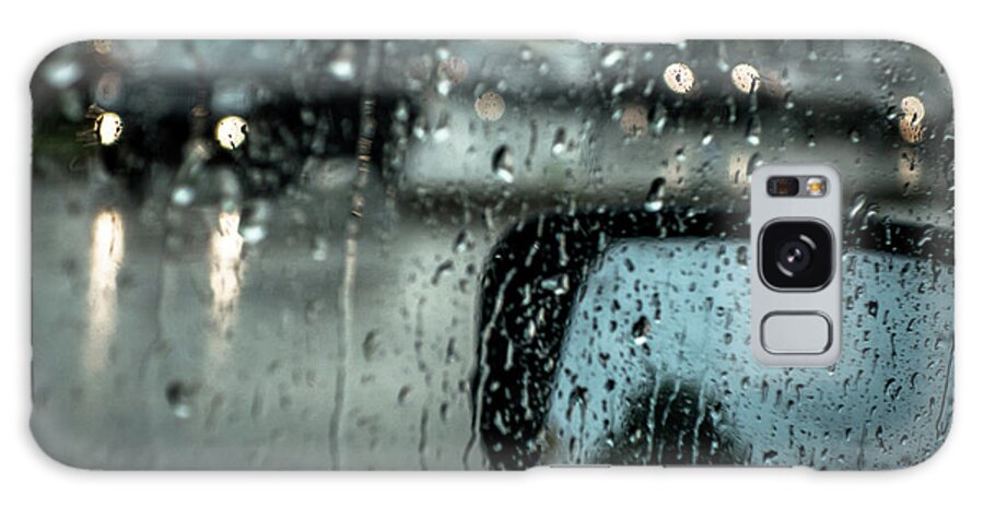 Rainy Drive Galaxy Case featuring the photograph Moisture by David Sutton