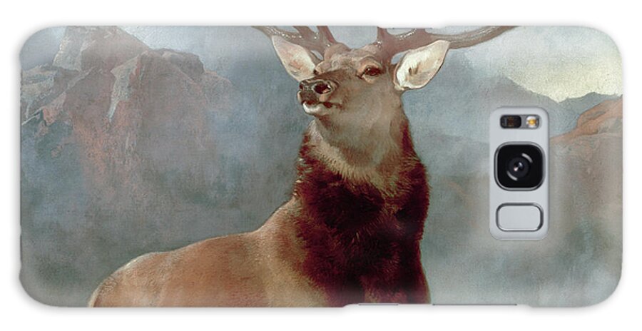 Monarch Galaxy Case featuring the painting Monarch of the Glen by Sir Edwin Landseer