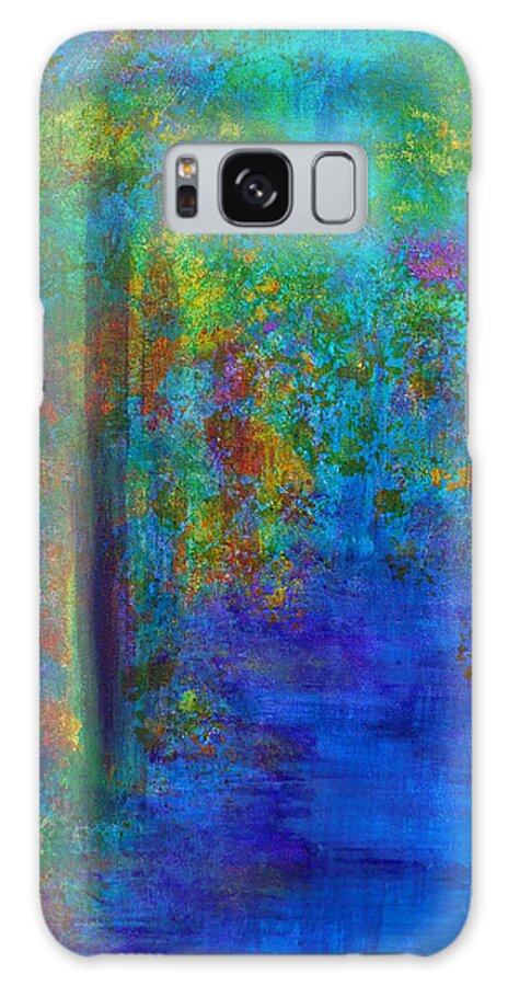 Monet Galaxy Case featuring the painting Monet Woods by Claire Bull