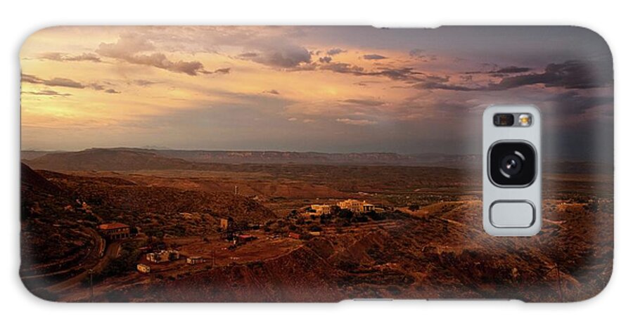 Douglas Mansion Galaxy Case featuring the photograph Monsoon Storm Afterglow by Ron Chilston