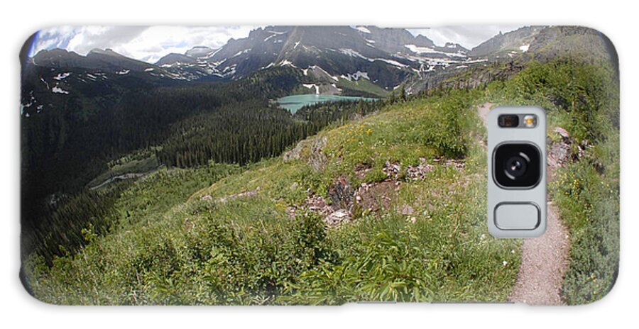 Montana Galaxy Case featuring the photograph Montana Mountain Path by Jody Lovejoy