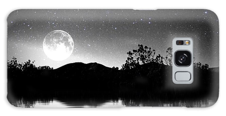 Full Moon Galaxy Case featuring the photograph Moon Dance by Brad Hodges