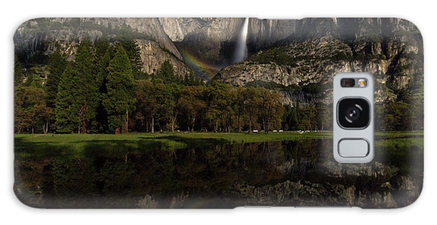 Yosemite Galaxy S8 Case featuring the photograph Moonbow Upper Falls by Brandon Bonafede