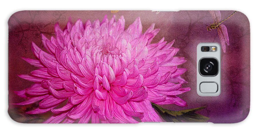 Chrysanthemum Galaxy Case featuring the photograph Moondance by Marina Kojukhova