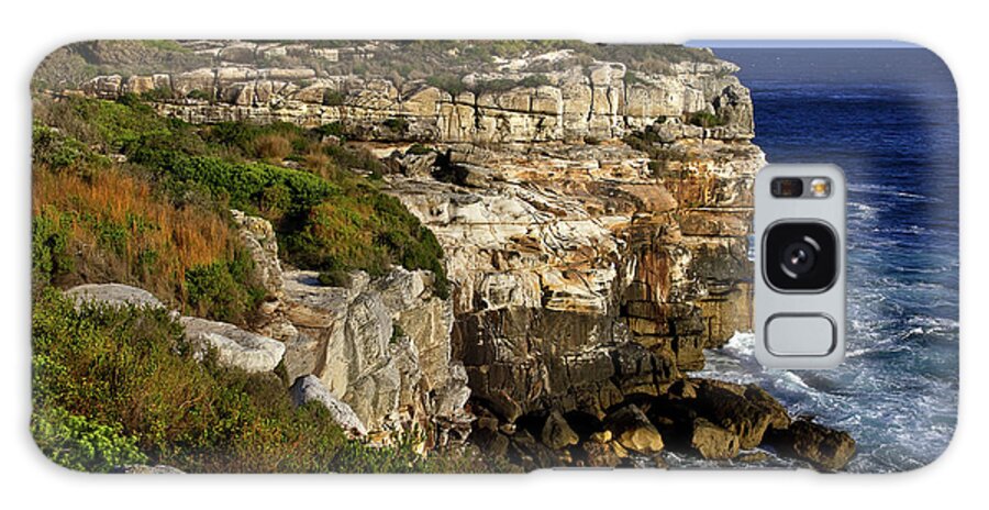 Nature Galaxy Case featuring the photograph More Of North Head Cliff by Miroslava Jurcik