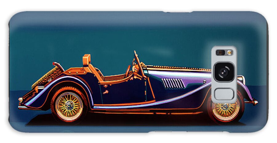 Morgan Roadster Galaxy Case featuring the painting Morgan Roadster 2004 Painting by Paul Meijering
