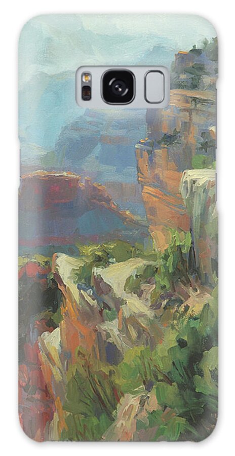 Southwest Galaxy Case featuring the painting Morning at Hopi Point by Steve Henderson