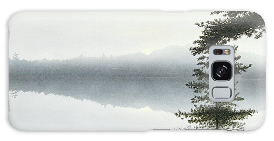 Landscapes Galaxy Case featuring the painting Morning Fog by Kenneth M Kirsch