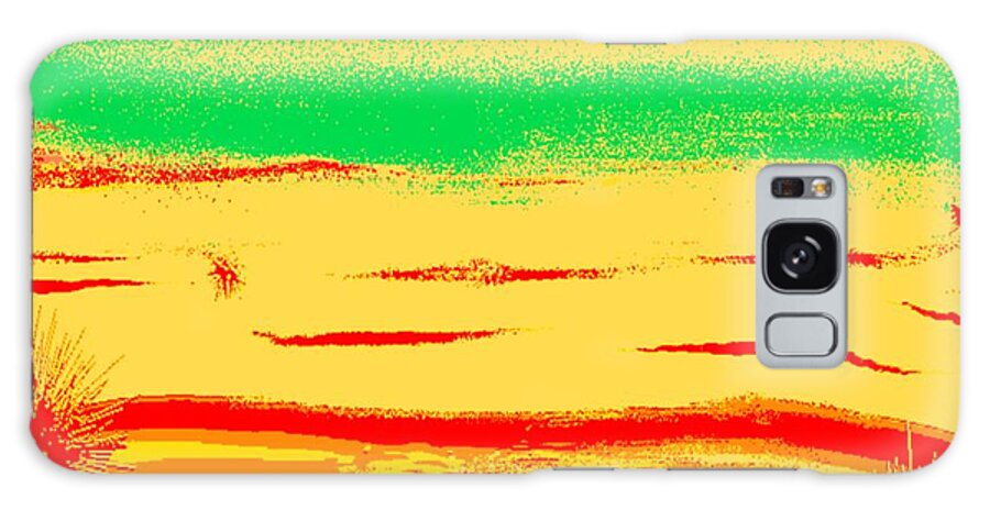 Morning Desert Sky Colors Galaxy S8 Case featuring the digital art Morning in desert by Dr Loifer Vladimir