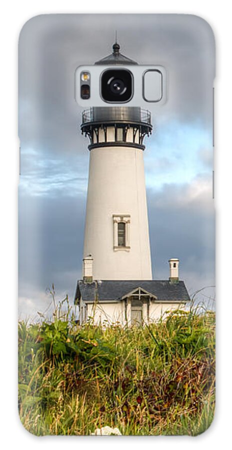 Yaquina Head Galaxy Case featuring the photograph Morning Light 00108 by Kristina Rinell