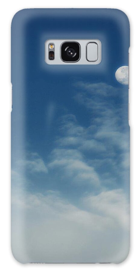 Moon Galaxy Case featuring the photograph Morning Moon by Denise Clark