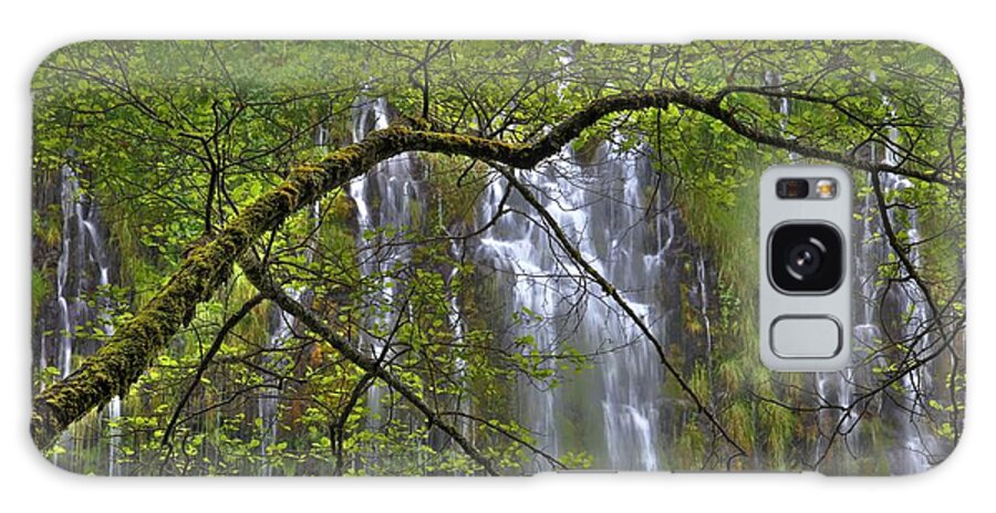 Waterfall Galaxy Case featuring the photograph Mossbrae Falls by Ryan Workman Photography