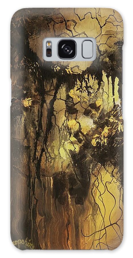 Abstract Galaxy S8 Case featuring the painting Mother Lode by Tom Shropshire