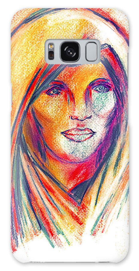 Mother Galaxy Case featuring the pastel Mother by Roger Hanson
