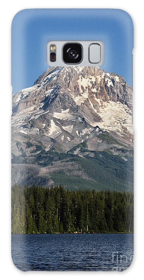Mount Hood Galaxy S8 Case featuring the photograph Mount Hood above Lost Lake by Stevyn Llewellyn