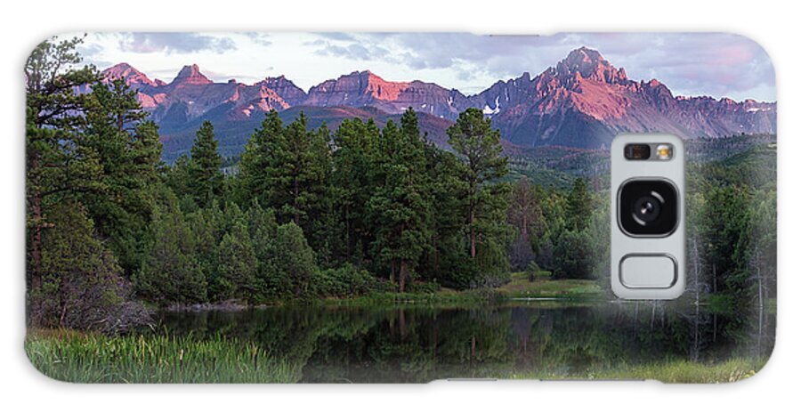 Mt Sneffels Galaxy Case featuring the photograph Mount Sneffels Sunset by Rick Strobaugh