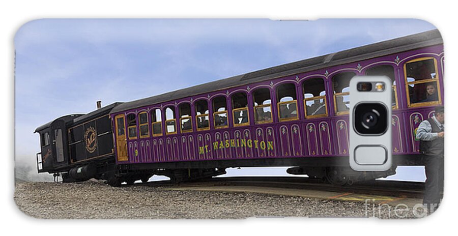 Mount Washington Cog Railway Galaxy Case featuring the photograph Mount Washington Cog Railway by Jemmy Archer