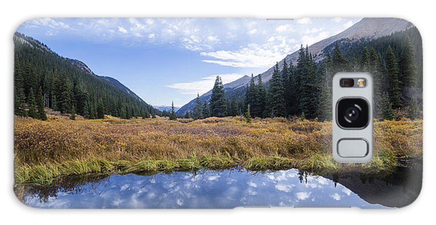 Clear Creek County Galaxy S8 Case featuring the photograph Mountain Pond and Sky by Joe Miller